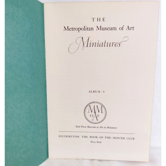 1948 Album #1 The Metropolitan Museum of Art Miniatures, With Unused Stamps - Picture 4 of 13